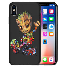 Load image into Gallery viewer, Mickey Groot Joker Stitch marvel For iPhone X XR XS Max 5 5S SE 6 6S 7 8 Plus phone Case