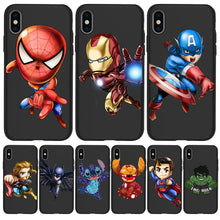 Load image into Gallery viewer, Avengers Marvel Stitch Custom For iPhone X XR XS Max 6 6S 7 8 Plus phone Case