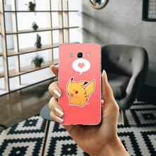 Load image into Gallery viewer, Soft Silicone TPU Phone Cases for Samsung Galaxy A3 A5 A7 J1 J2 J3 J5 J7 2016 2017 Pikachus Pokemons