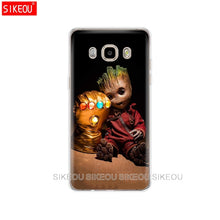 Load image into Gallery viewer, silicone cover phone case for Samsung Galaxy J1 J2 J3 J5 J7 MINI 2016 2015 prime Marvel superheroes