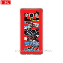 Load image into Gallery viewer, silicone cover phone case for Samsung Galaxy J1 J2 J3 J5 J7 MINI 2016 2015 prime Marvel superheroes