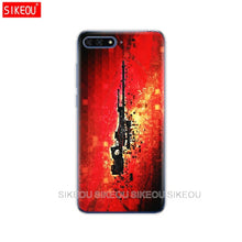 Load image into Gallery viewer, Silicone Cover Phone Case For Huawei Honor 7A PRO 7C Y5 Y6 Y7 Y9 2017 2018 Prime Game CSGO