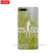 Load image into Gallery viewer, Silicone Cover Phone Case For Huawei Honor 7A PRO 7C Y5 Y6 Y7 Y9 2017 2018 Prime Game CSGO