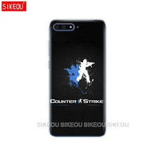 Load image into Gallery viewer, Silicone Cover Phone Case For Huawei Honor 7A PRO 7C Y5 Y6 Y7 Y9 2017 2018 Prime Game CSGO