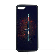 Load image into Gallery viewer, iphone 7 plus phone case CSGO Firearms TPU Black soft shell Phone Case For iphone X 8 8plus 7 7plus 6plus 6s 5S SE