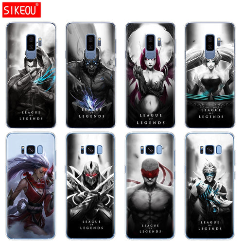 silicone case for Samsung Galaxy S9 S8 S7 S6 edge S5 S4 S3 PLUS phone cover League of Legends lol Hero