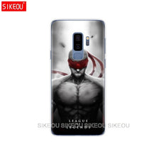 Load image into Gallery viewer, silicone case for Samsung Galaxy S9 S8 S7 S6 edge S5 S4 S3 PLUS phone cover League of Legends lol Hero
